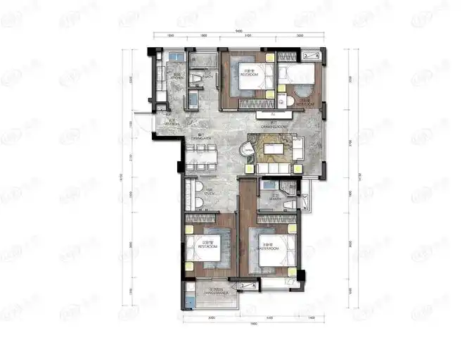 改善盘 凯佳江南里户型图有更新