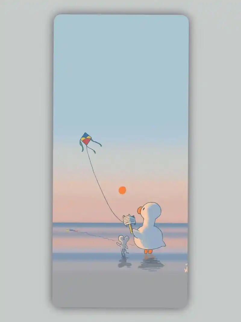 壁纸分享7815治愈鸭可爱卡通清新ins风壁纸 全网超97治愈鸭我