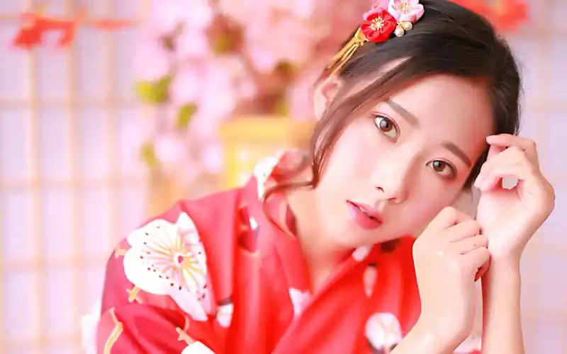 性感妩媚和服美女诱人写真图片桌面壁纸