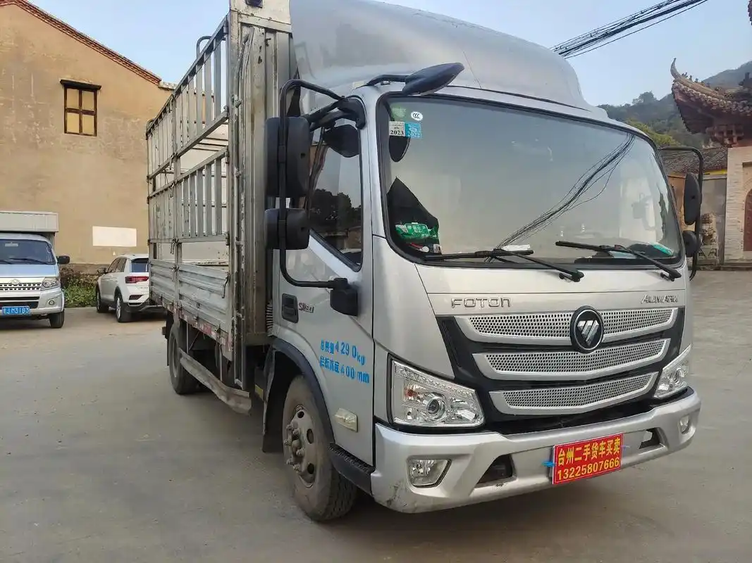 福田欧马可160马力宽体高栏康明斯发动机.出售二手货车欧马可 - 抖音