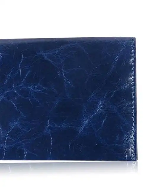 女款深蓝色时尚简约钱包