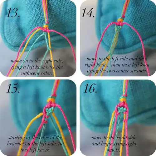 线绳手链编织方法图解,一步步教你学会手链编法