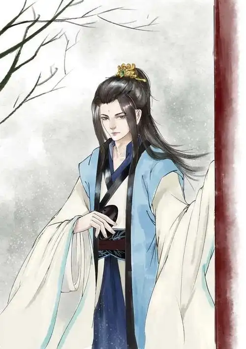 英俊帅气的古风美男手绘插画-动漫频道-手机搜狐