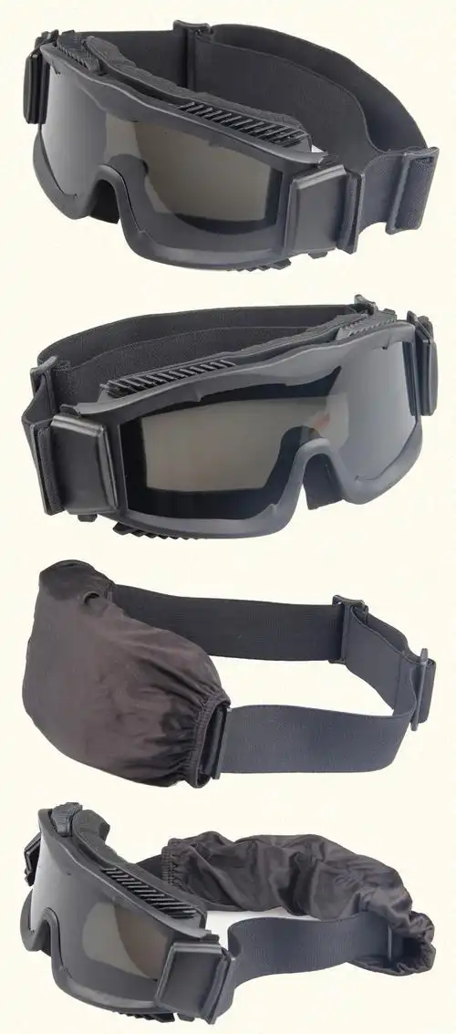 跨境爆款战术阿尔法风镜 阿尔法护目镜套装 cs彩蛋射击眼镜防风沙