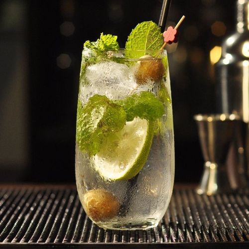 莫吉托杯mojito鸡尾酒杯ins风柯林杯酒吧调酒玻璃杯套装网红杯子