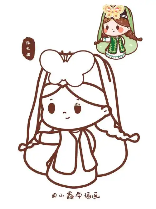 每日练习简笔画人物