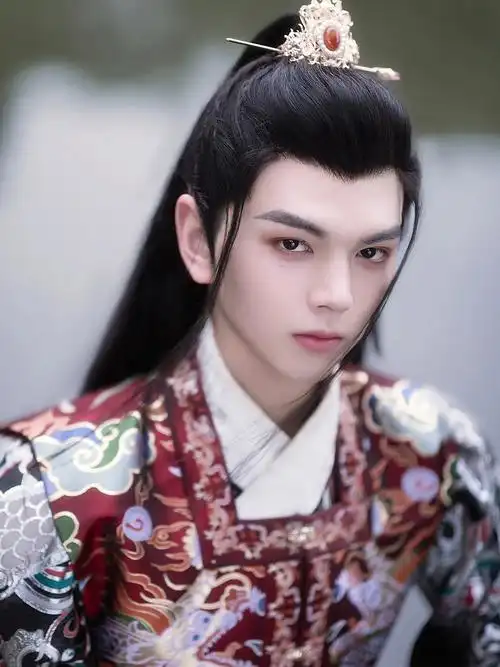 男生汉服造型头套造型