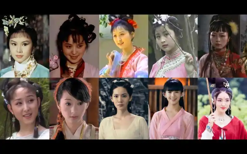 十版婴宁对比,时间跨度52年|张慧娴,王伶群,吴亚玲,王安秋,江璐璐