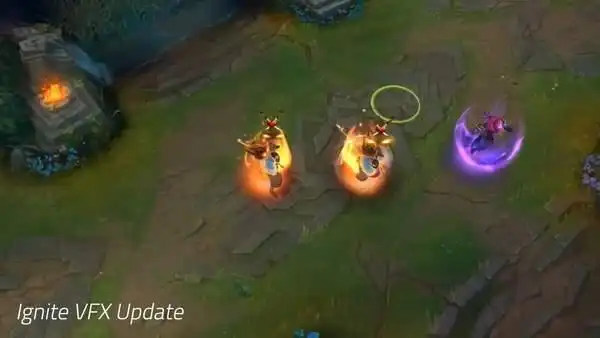 《lol》部分英雄特效更新 引燃视觉特效变更引火烧身