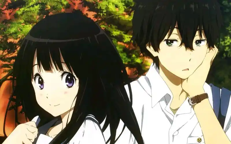 冰菓 女主在节日里惊艳登场,男主反应可反复观看