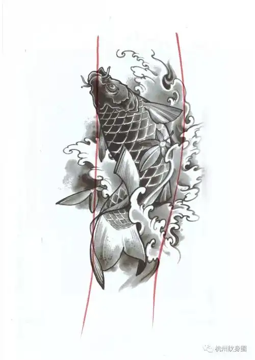 tattoo纹身素材小腿传统