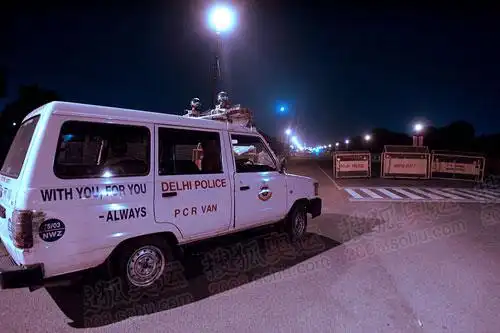 印度警车(摄影 程宫)