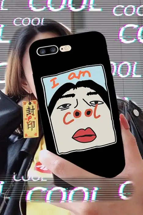 苹果6plus搞怪鼻孔cool手机壳全包边软壳个性创意苹果x情侣保护套oppo