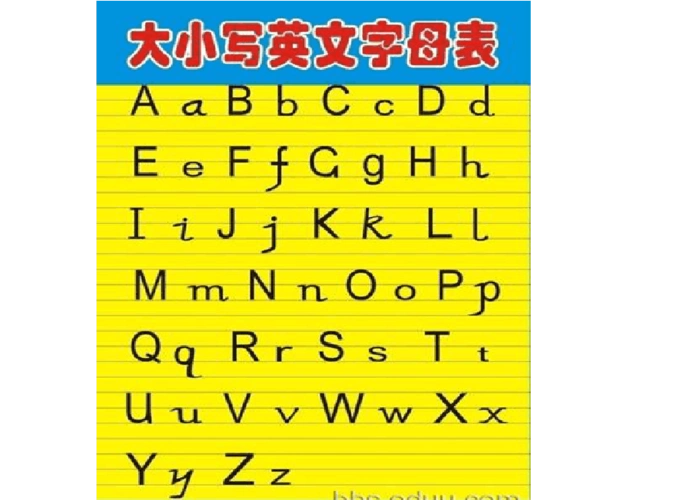 26个英文字母表格及字母发音.doc_文档猫