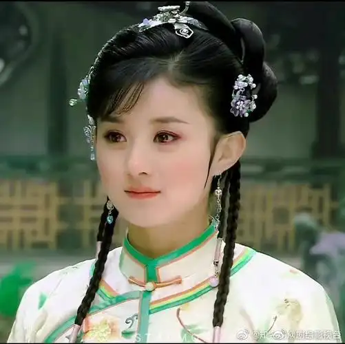 赵丽颖饰演的晴儿旧照来啦好灵动的眼睛颖宝古装好温柔呀