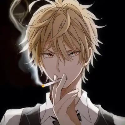 男生西装半身头像