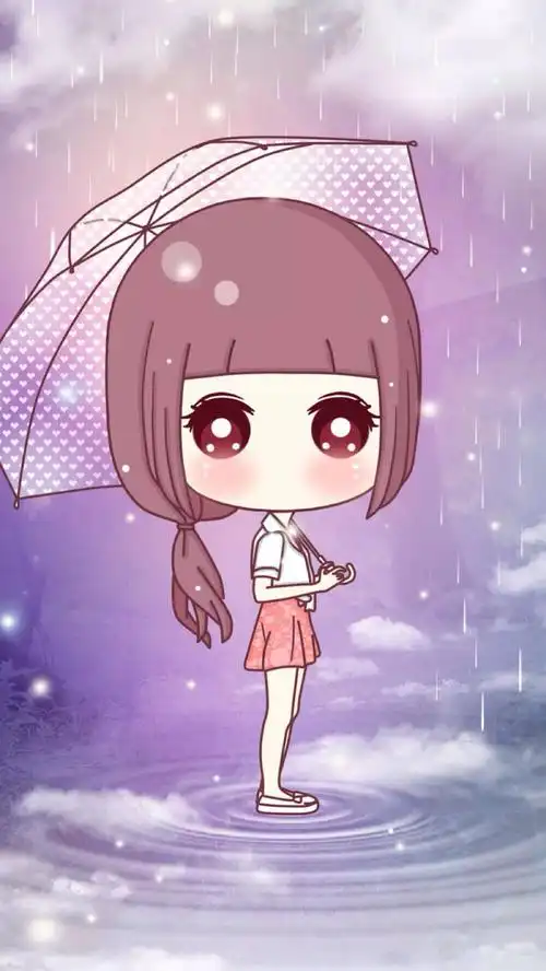 可爱的小琢壁纸头像女生可爱q版人物