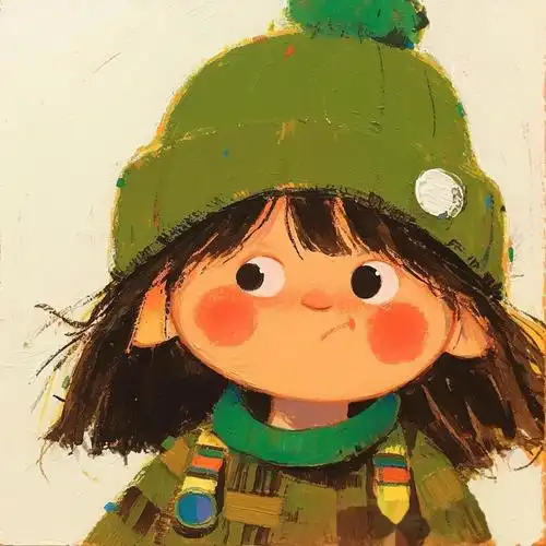 头像|戴帽子的小女生新头像