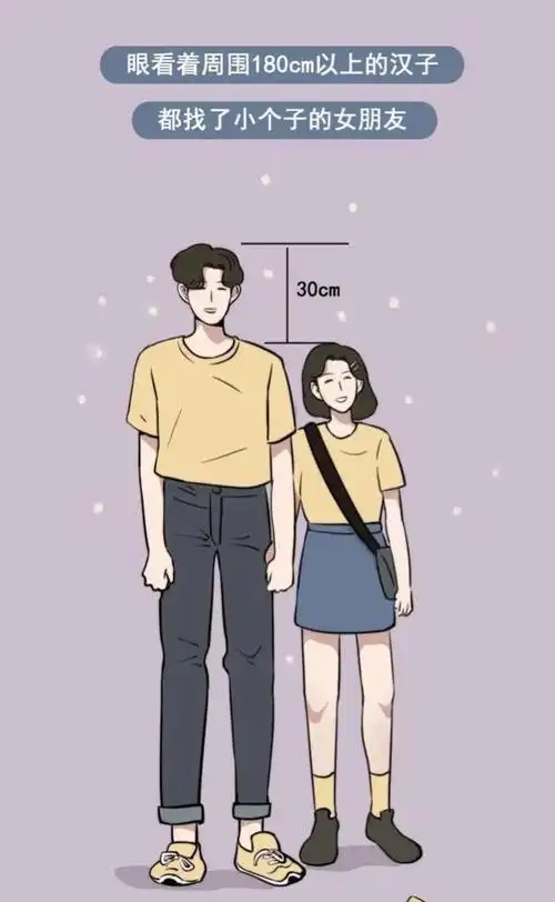 又有人说女朋友的高度是158的话,最适合接吻,身高差,不知道是不是真的