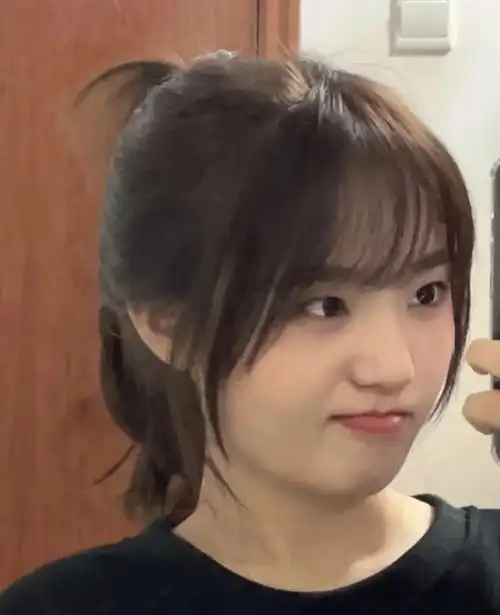 圆脸女生一定要知道的四种刘海,不仅显脸小,气质更韩系减龄|发型|空气