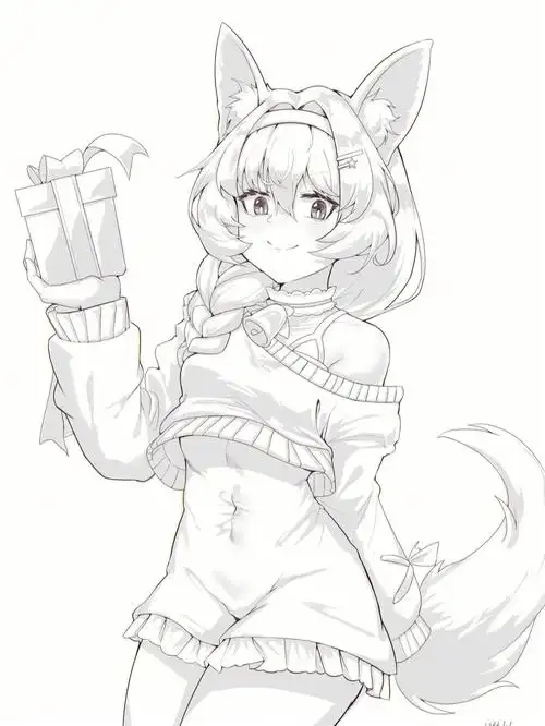 人体线稿绘画练习051