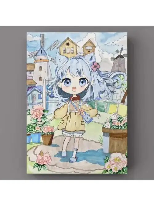 五年级的侄女画成这样,能走美术特长生这条路吗?