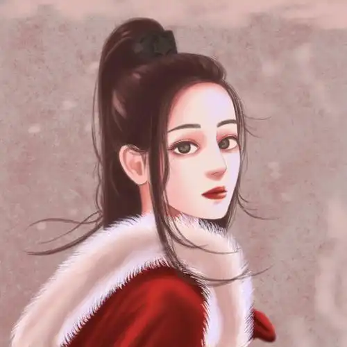 唯美古风 长歌头像手绘画师 @玖湾月 #手绘头像##迪丽热巴李长歌