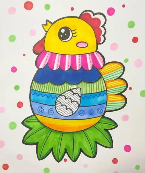 简单又好看的美术画 画画.美术简单漂亮