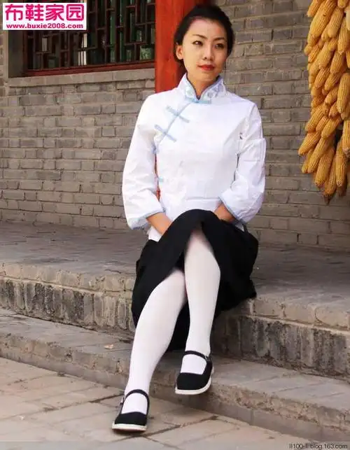 【布鞋情怀】朴素优雅的一带式布鞋(美女行专辑)(116p)