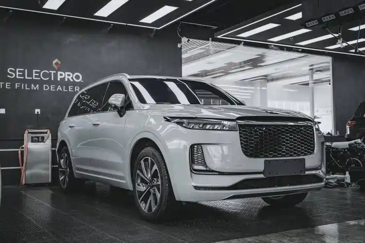 天津汽车贴膜理想one水晶纳多灰改色案例分享