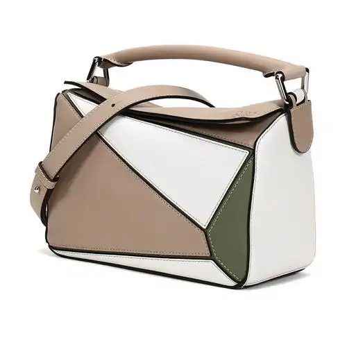 【loewe罗意威 单肩包】loewe/罗意威 女士puzzle系列牛皮几何手袋手