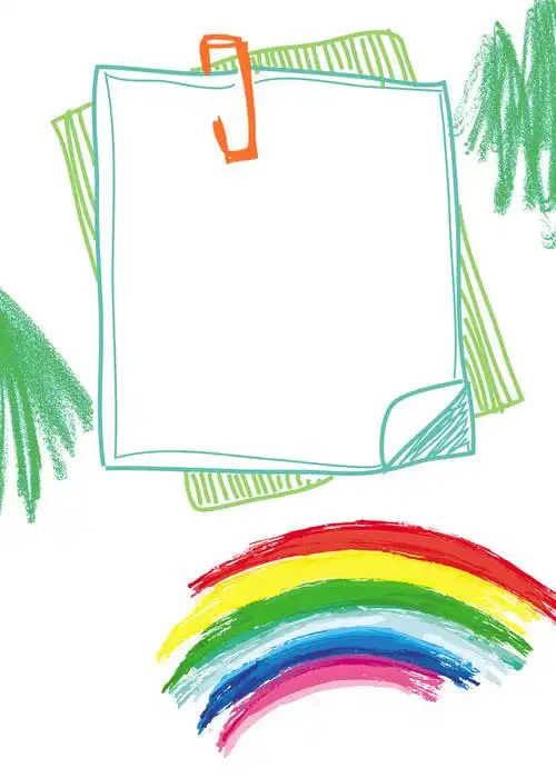 简约手绘涂鸦海报背景素材