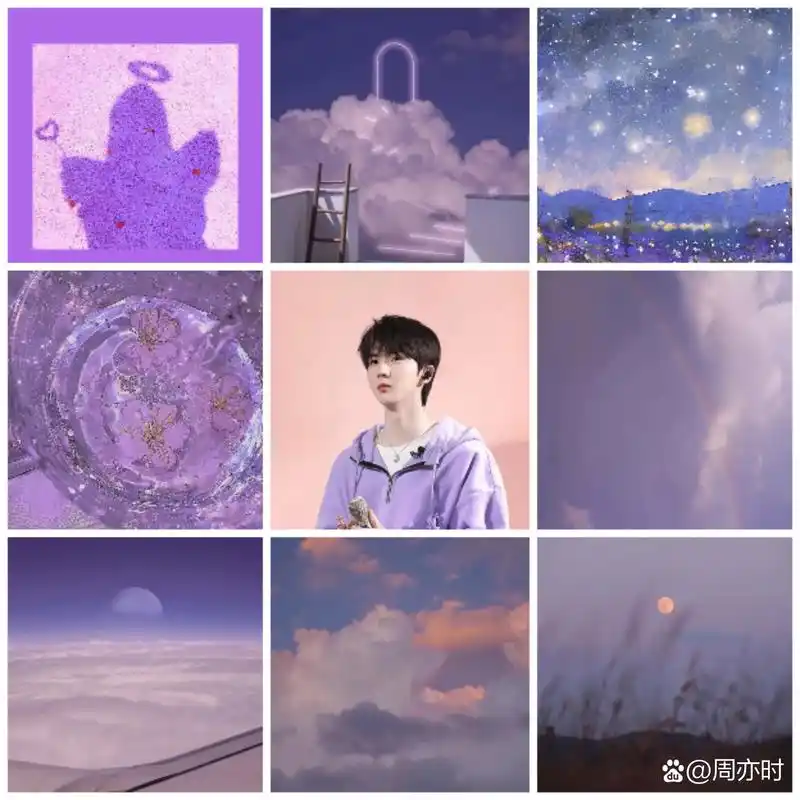 小马的应援色背景图,下次出谁呢#马嘉祺楼内唯一all紫