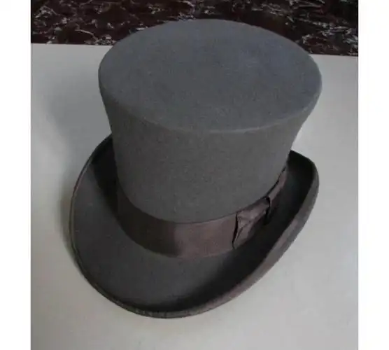 18cm羊毛高顶筒礼帽/总统帽/绅士帽/魔术帽/马术帽/色彩齐全_双氙车灯
