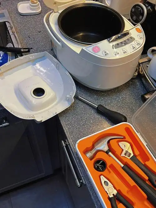 今日份的拆修清洗电饭锅
