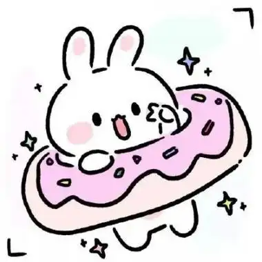 超可爱兔班级群头像子头