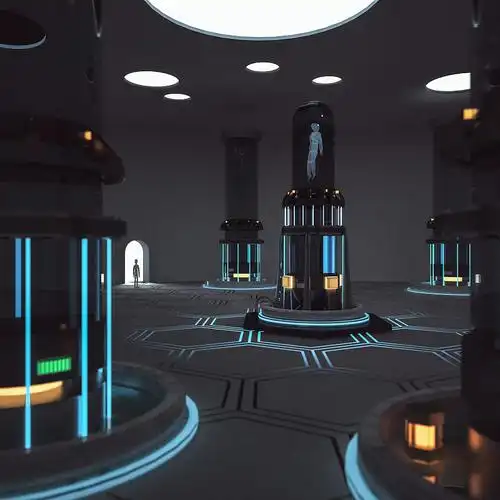 科幻试验室,克隆试管图片下载