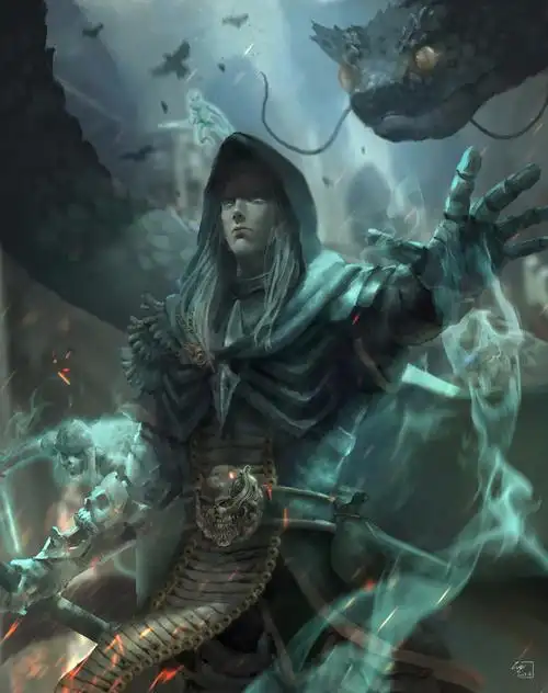 死灵法师再次降临绘画竞赛作品欣赏(搬运)_卡迪安城邦_凯恩之角_暗黑