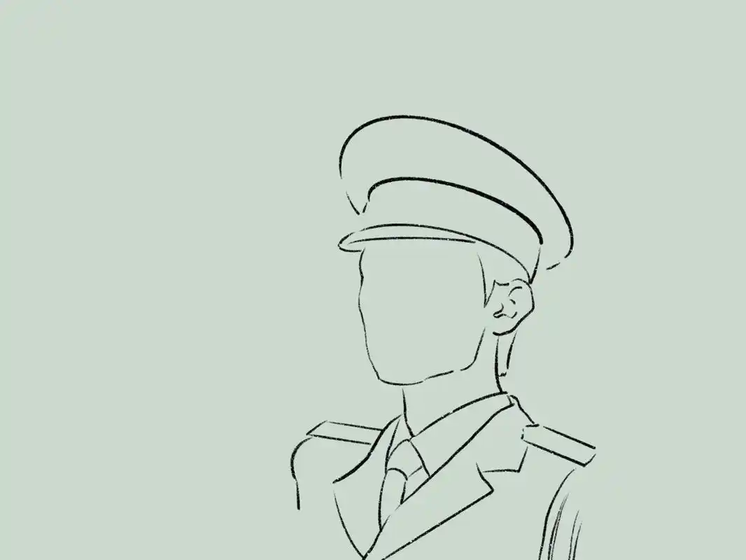 可爱简笔画【含教程】 右手敬礼,左手牵你!易烊千玺的敬礼,拿去吧!