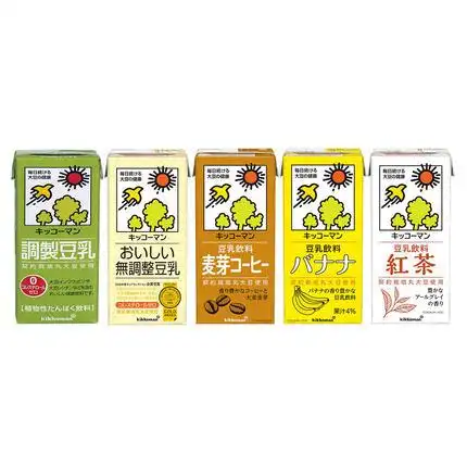 日本原装进口kikkoman万字整箱豆奶