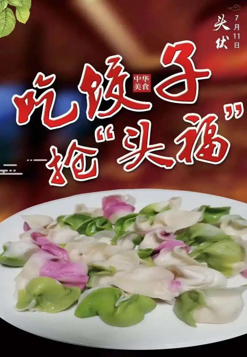 头伏吃饺子.明日头伏,是吃饺子的日子,饺子就酒越吃越有,饺子 - 抖音