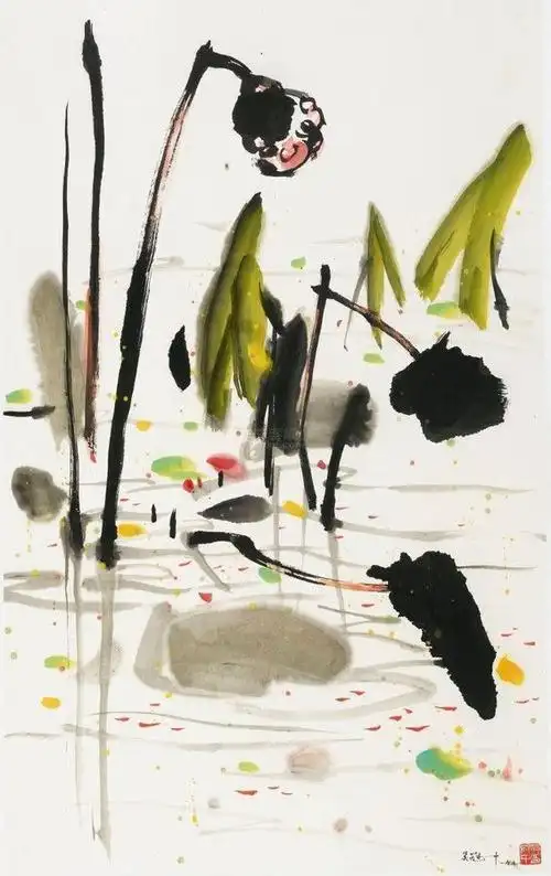 吴冠中水墨写意画系列