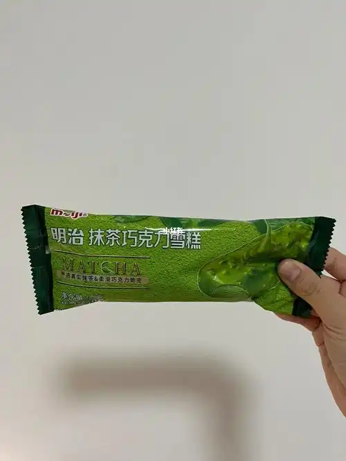 明治抹茶巧克力雪糕