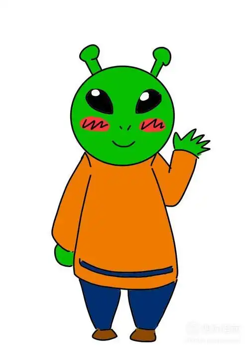 简单又漂亮外星人简笔画图片大全外星人怎么画外星人简笔画简单又漂亮