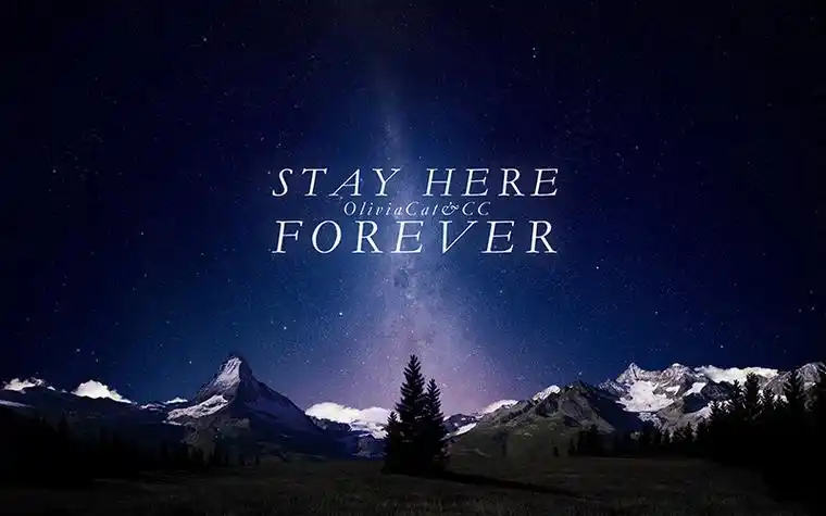 p data-id="go15bpigvp">《stay here forever》是一首英文歌曲,中文