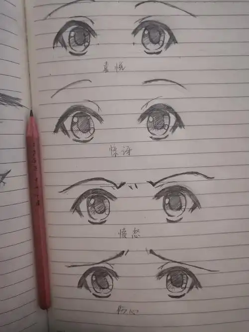 动漫人物眼睛的画法