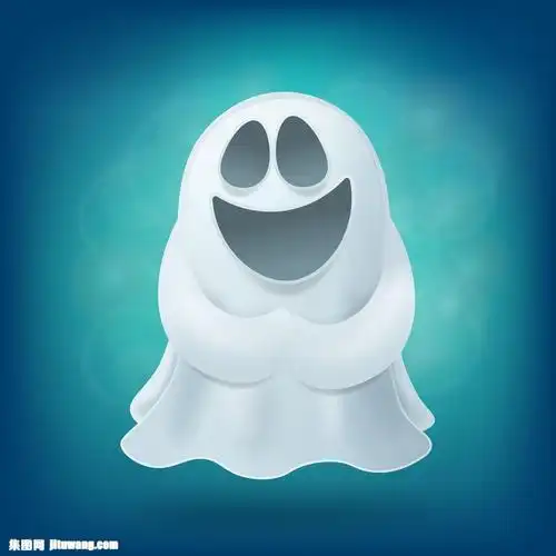 圣诞节卡通鬼设计矢量图片,圣诞节,宣传海报,卡通鬼,小鬼,可爱,蓝色