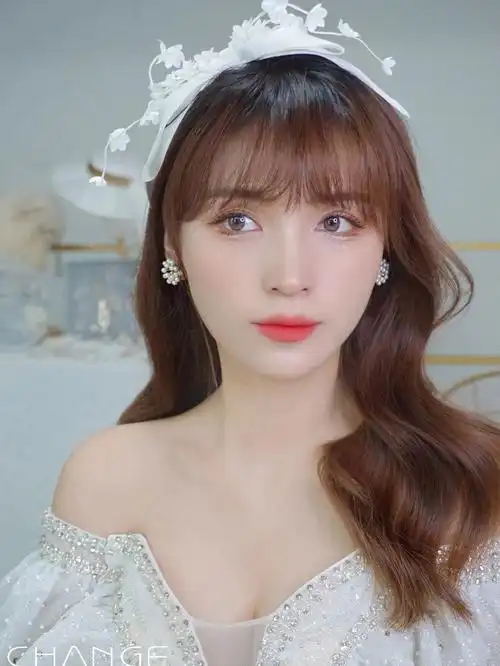 少女感女团风的新娘妆也太好看了吧