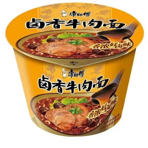 [中国直邮]康师傅 master kong 开心桶系列方便面(ksf) 卤香牛肉