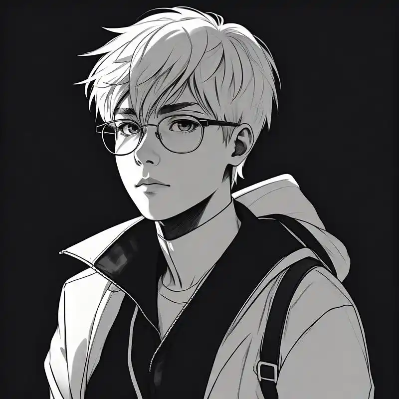 99今天给大家带来一组男生戴眼镜的头像,是不是感觉斯文又帅气? ?